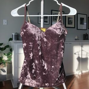 Brown Velvet Cami